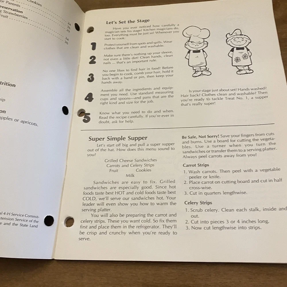 Oklahoma 4H Cookbook Tricks For Treats Food and Nutrition Members Guide 1